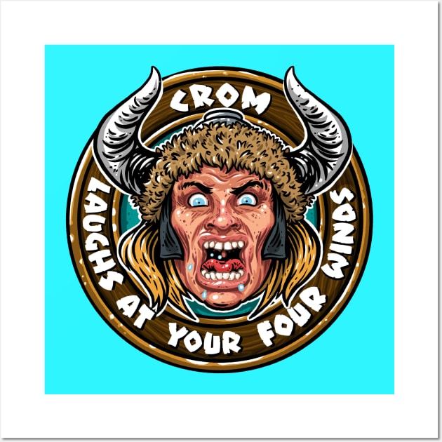 Crom Laughs at Your Four Winds Wall Art by itsbillmain